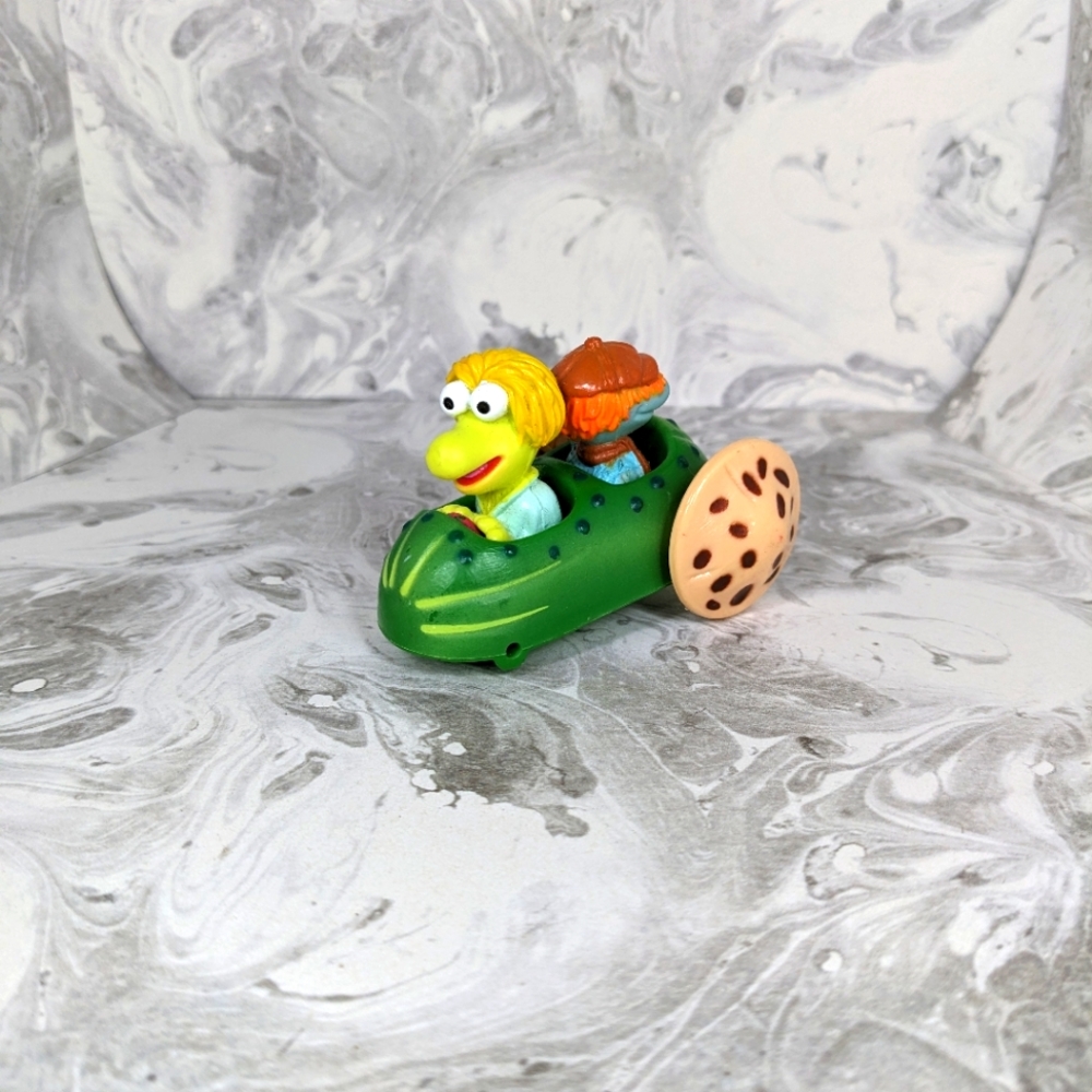 McDonald's Happy meal Fraggle Rock race car Wembley in cucumber used